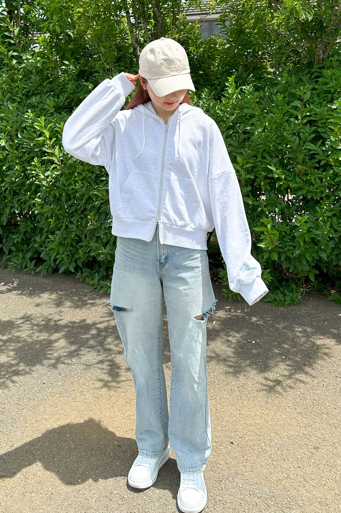 【hanonコラボ】NistA plus Hamamour ジムでおすすめのレディースパーカー