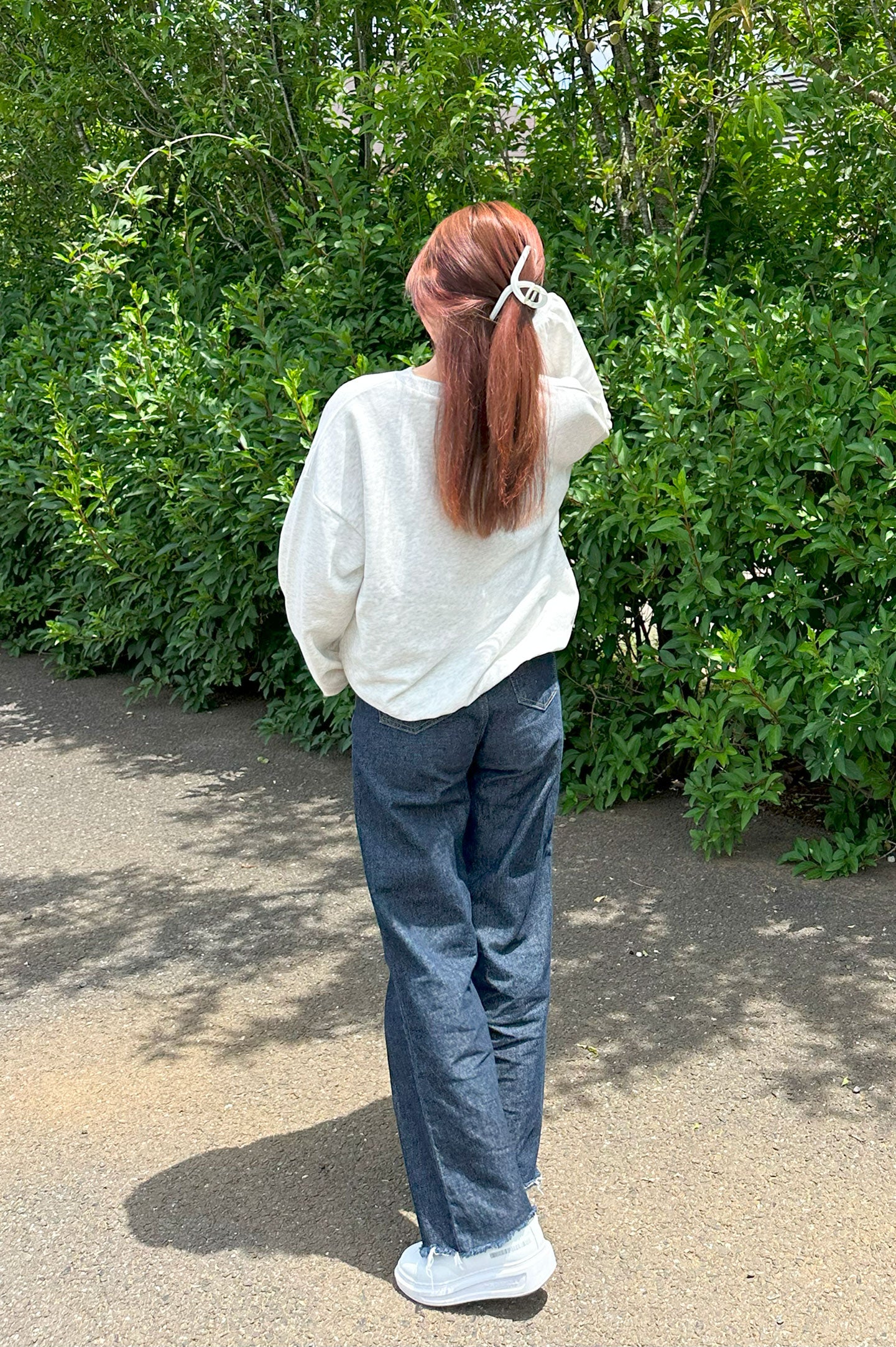 【hanonコラボ】ブランドNistA plus Hamamour しっかりとした高級感の生地シルエットがおすすめ長袖トレーナー