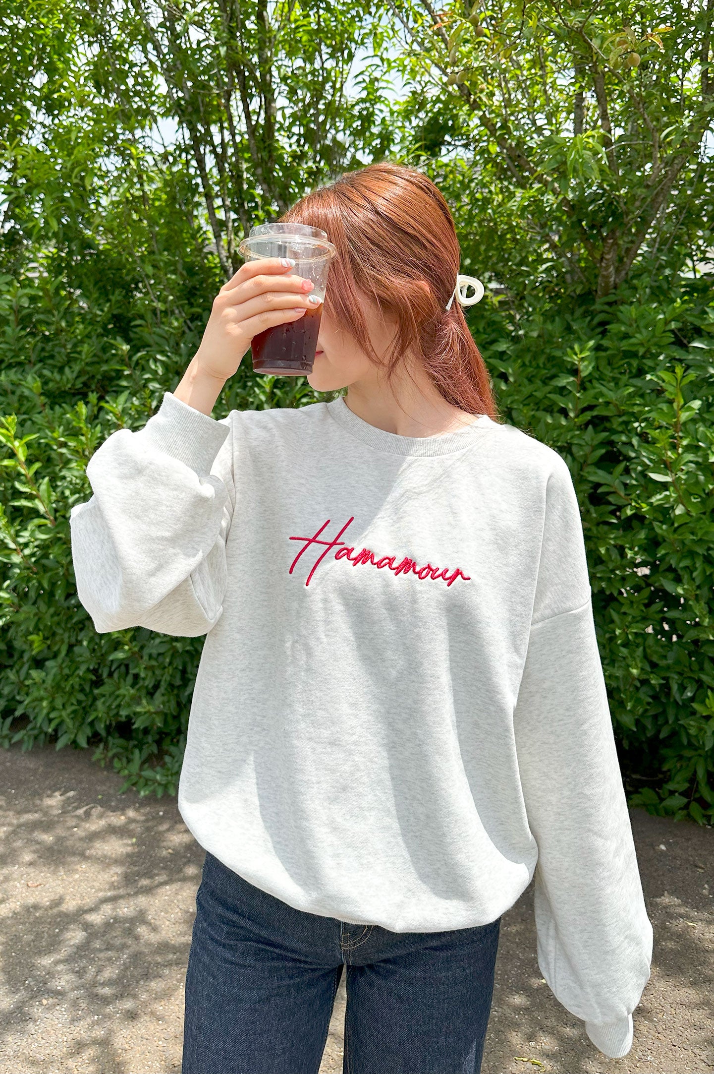 【hanonコラボ】ブランドNistA plus Hamamour しっかりとした高級感の生地シルエットがおすすめ長袖トレーナー