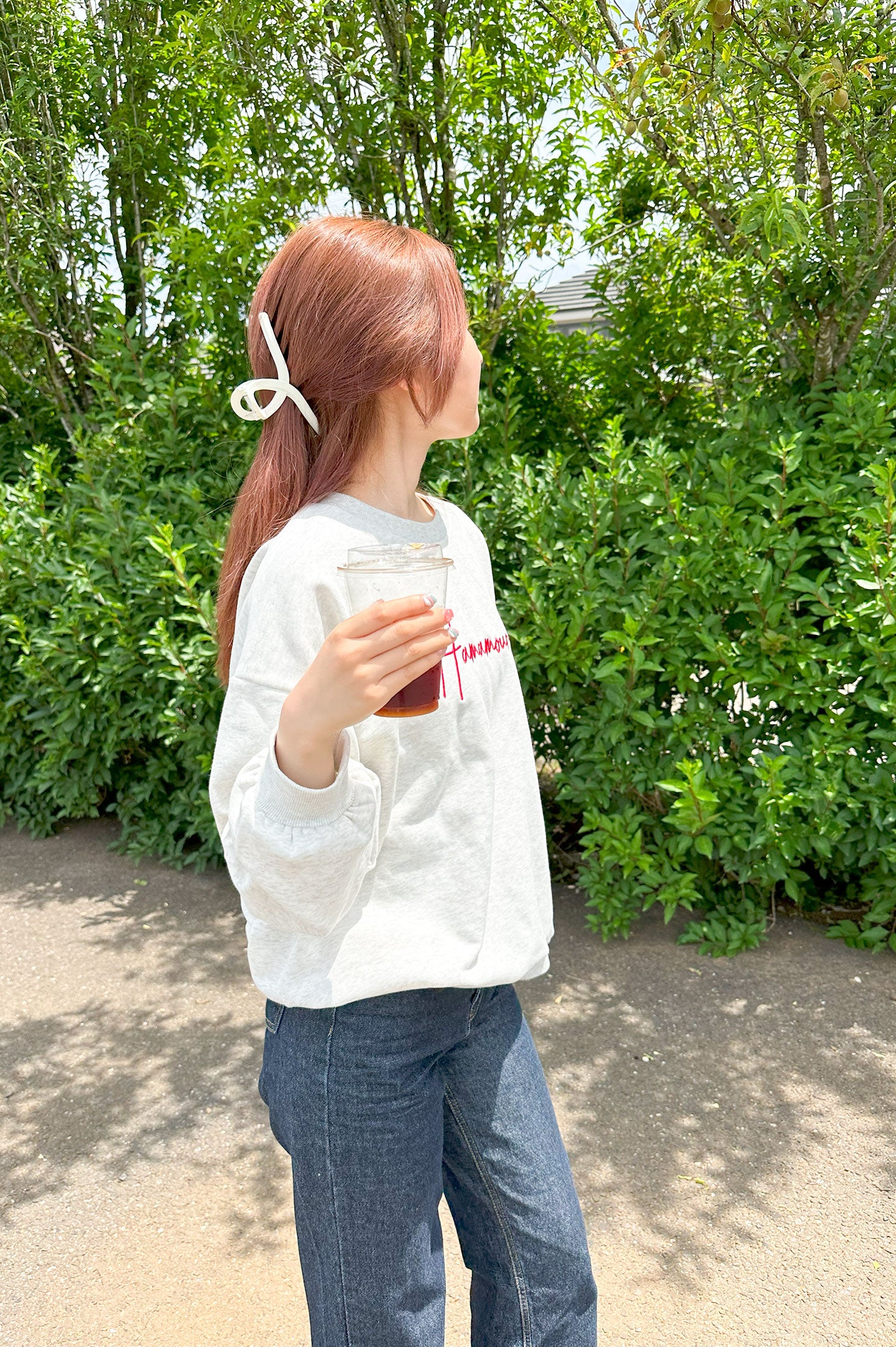 【hanonコラボ】ブランドNistA plus Hamamour しっかりとした高級感の生地シルエットがおすすめ長袖トレーナー