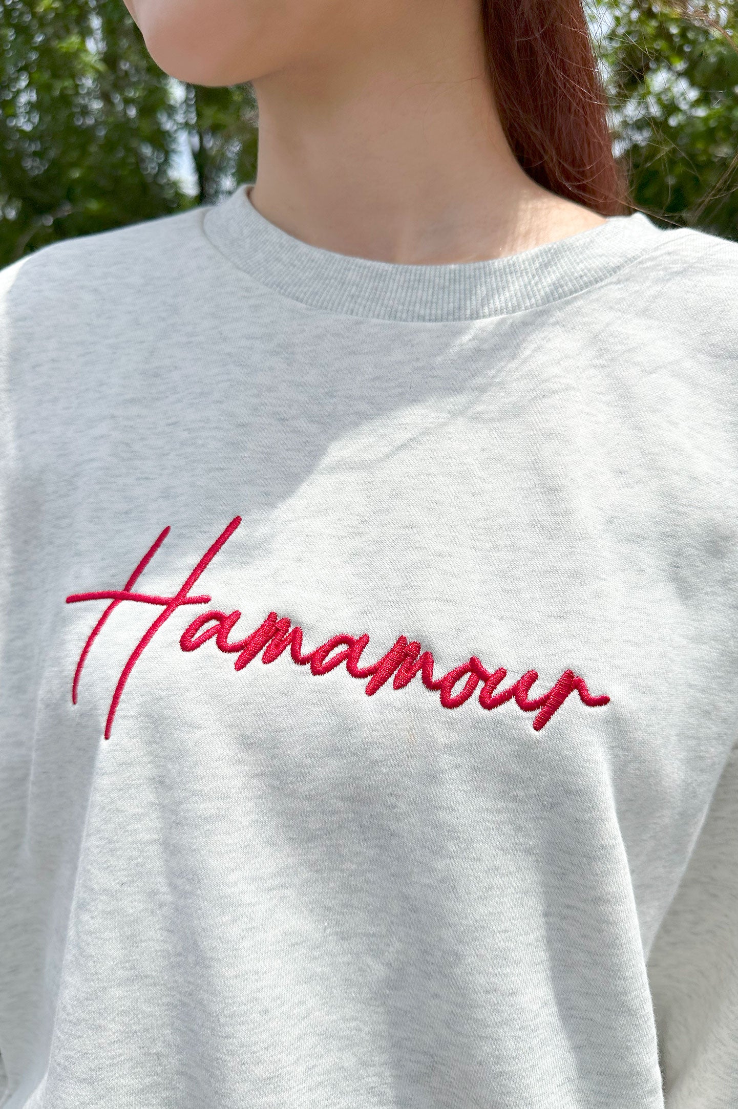 【hanonコラボ】ブランドNistA plus Hamamour　しっかりとした高級感の生地シルエットがおすすめ長袖トレーナー